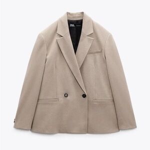 ZARA Double Breasted Blazer